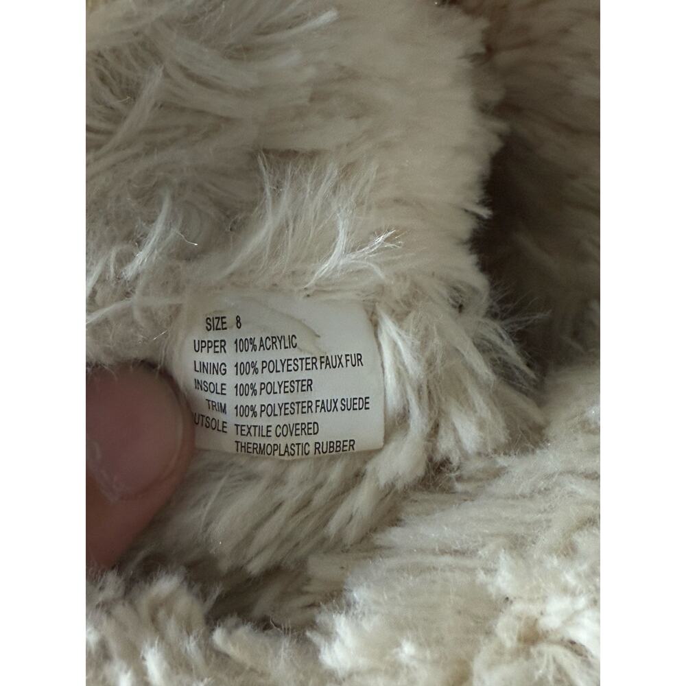 Muk Luks Beige Knit Ankle Booties Women's US Size 8 - Picture 2 of 9